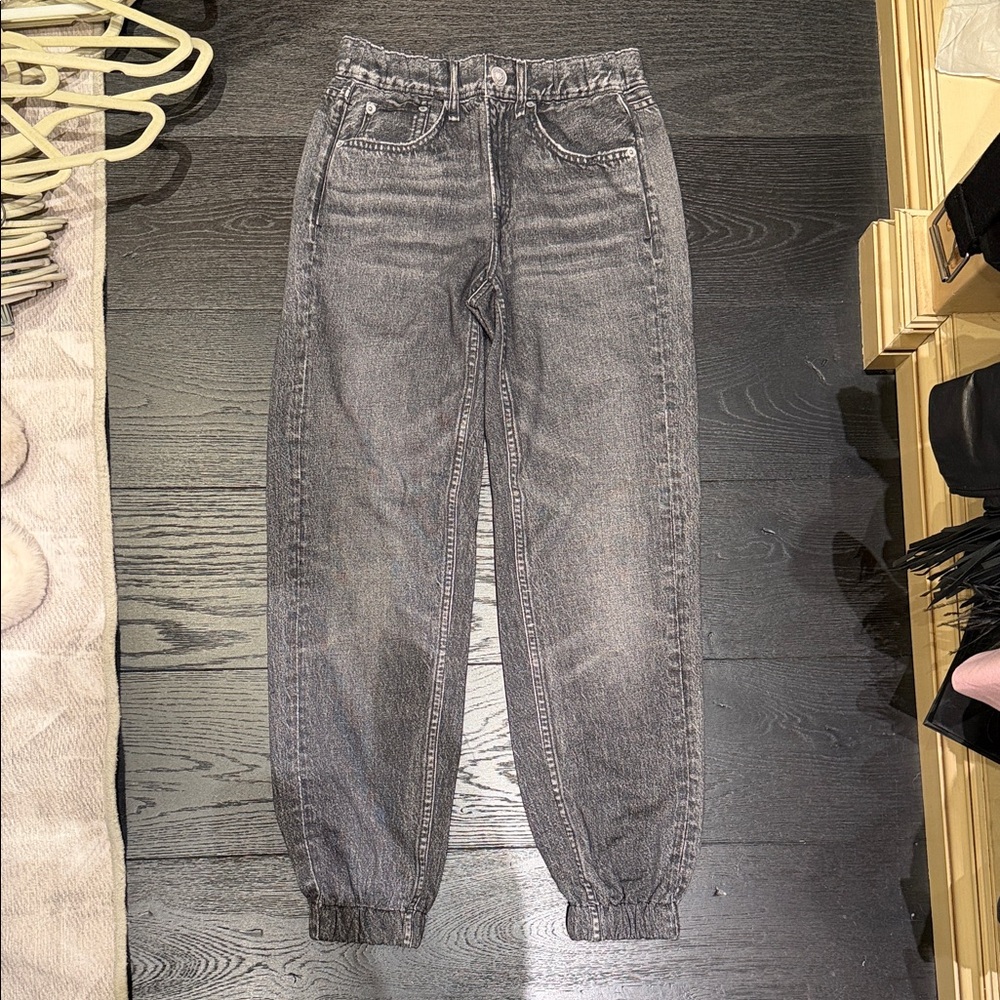 Rag & Bone Charcoal Ankle Jeans